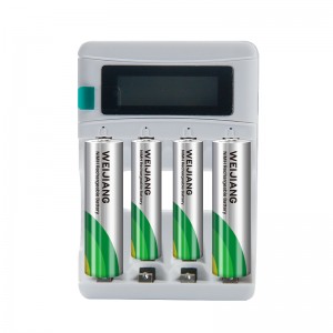 4-slot Standard Lcd USB Battery Charger