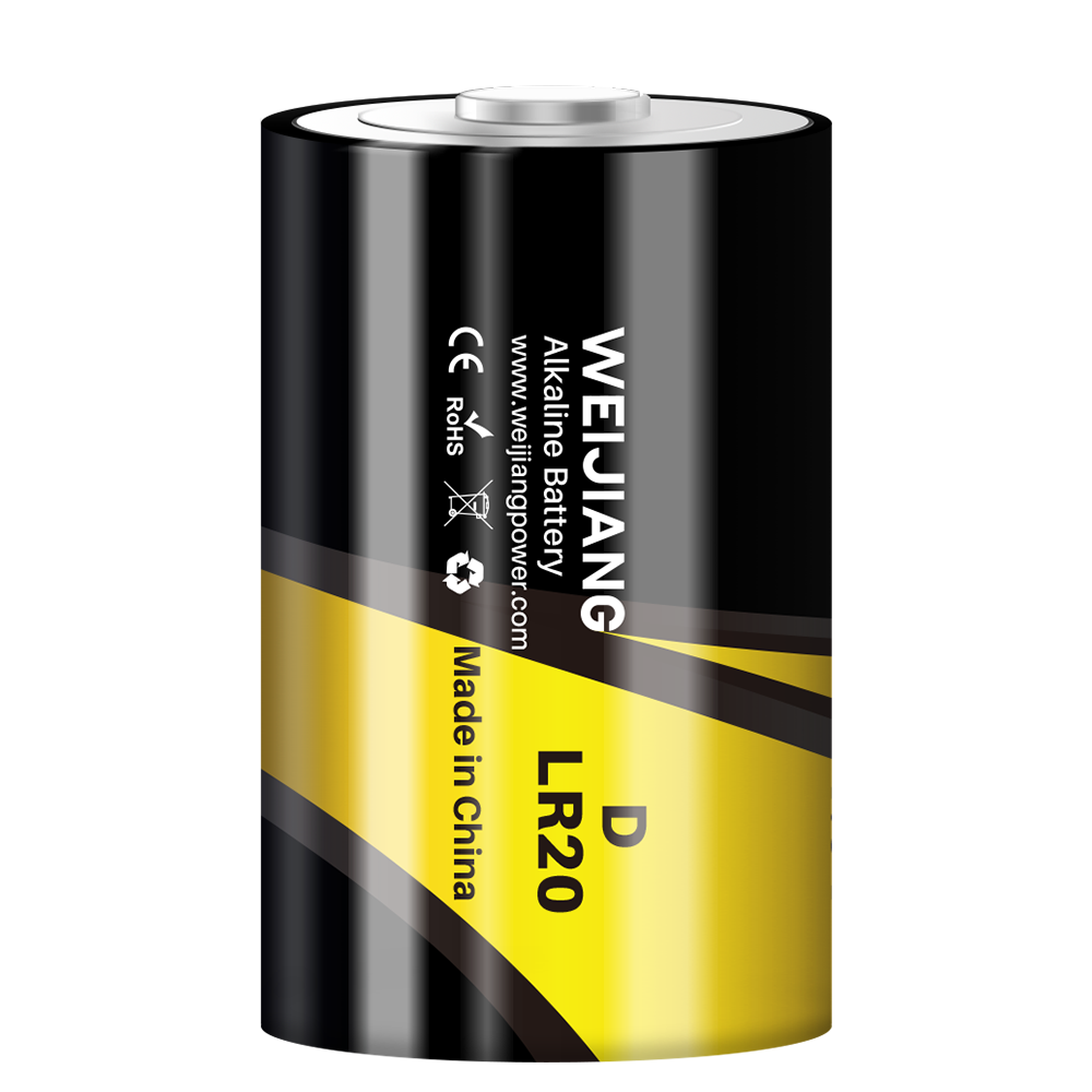 LR20 Alkaline D battery for Audio, LED Lights, Toy Cars, Robots