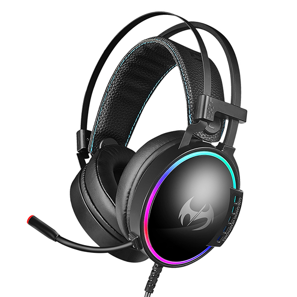 Kablolu Gaming Headset Toptan Dinamik RGB Işıklı Kulak Üstü Kablolu PC Kulaklık |Wellip