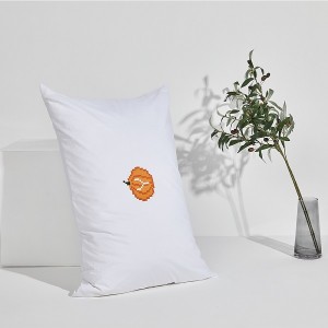 100% の綿の長方形の枕 20*30 インチのデジタル印刷された白い枕カバー