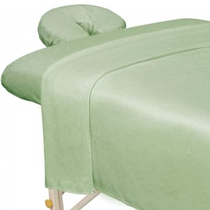 Wholesale Master Massage Dignity & Luxury Microfiber Table Cover Set 2 Piece Set Nature Solid Color