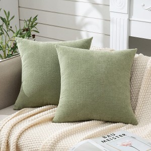 Pillow Square ປະດັບປະດາກວມເອົາຊຸດ 20 × 20 ນິ້ວຂອງ 2 Pillowcase ສໍາລັບຫ້ອງນອນຫ້ອງນອນ sofa Couch Cushion Cover