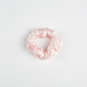 100% Mulbery Pastel Hot ere Satin 22mm ntutu Tie 22 momme nnukwu Size Mulbery Silk Scrunchies Suppliers