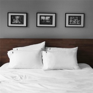 Set di lenzuola da letto queen size a 300 fili, ecologico, di qualità alberghiera, in 100% cotone