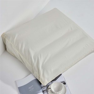 លក់ដុំថោកជាងមីក្រូហ្វាយបឺរដែលអាចដោះចេញបាន Memory Foam Wedge Pillow Bed Wedge Pillow Pillow Cover Triangle Shaped