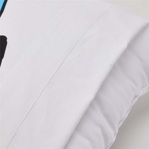 Hot Sale Cotton Pillowcase သည် Digital Print Pillowcase ဖြင့် Pattern Size ကို စိတ်ကြိုက်ပြုလုပ်နိုင်ပါသည်။