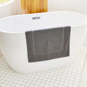 Kylpyhuoneen matto Pyyhkeet Puuvillaiset kylpymatot Erittäin imukykyinen ja konepestävä suihku Kylpyhuoneen lattiamatto