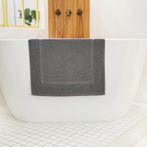 Badrumsmatta för badrum Handdukar Badkarmattor i bomull Högabsorberande och maskintvättbar duschgolvmatta för badrum