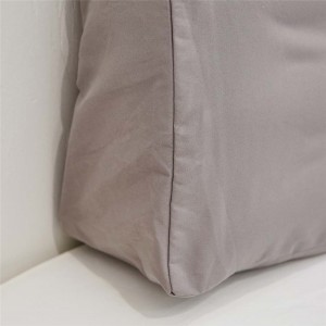 Wedge Bed Support Pillow nga adunay Memory Foam Top & Removable Cover Wedge Triangle Pillowcase