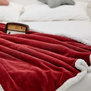 Врућа распродаја покривачи за кревете за софе мекана пухаста дебела топла дупла величина микровлакана