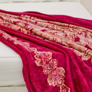 پتو پشمی گل‌های بزرگ 40×60 اینچ برای کاناپه و تخت خواب پتوهای مخملی فلانل گرم نرم سبک و تزئینی