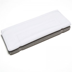 Badmat vloerhanddoekenset – absorberend katoen Hotel Spa douche-/badmatten [geen badkamertapijt] 22″x34″ |Wit