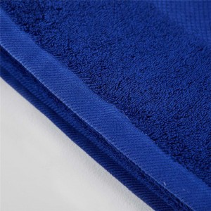 Једноделни штампани плави пешкир за купање/хотелски и спа пешкири за купатило/меки и упијајући/сет 100% памук постељина за купање