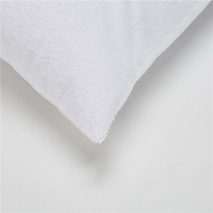 OEM Home Hotel White 100% Cotton Pillowcase Custom Hotel Pillow Case Cover With Zipper