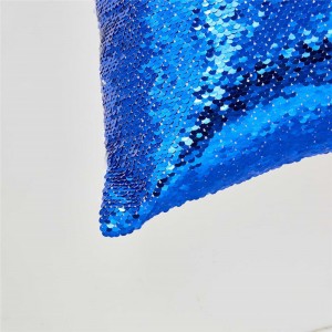 Bihayê erzan China Throw Pillow Case Polyester Sequin Cushion Cover Blanks sublimation luks Cushion sequin