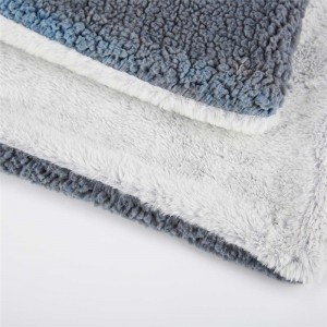 Dvostrano pokrivač od šerpa flisa Toplo tijekom cijele zime Mekano ćebe veličine dvostruke pogodno za kauč krevet