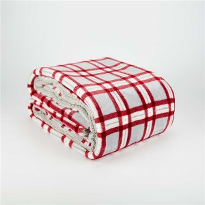 Супер мягкое толстое пушистое теплое цифровое печатное бархатное плюшевое флисовое одеяло из шерпы для зимы