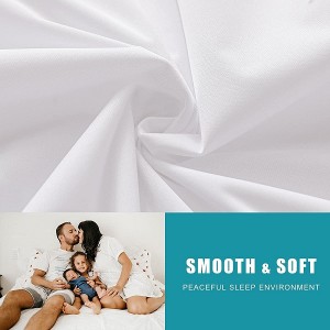 Twin XL Waterproof Zippered Mattress Encasement Breathable Noiseless Machine-Washable Zipped Mattress Cover