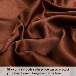 Sarung Bantal Standard Satin untuk Rambut dan Kulit Sarung Bantal Mewah dan Sutera dengan Penutupan Sampul Surat
