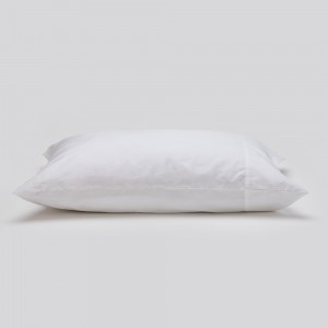 OEM Wholesale White Pillowcase 100% Cotton 200 Thread Count Hypoallergenic Pillow Case