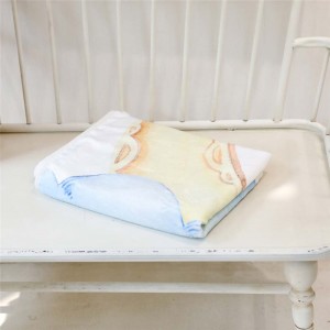30 × 40 ″ namboarina manokana natao pirinty New Mom Baby Shower Gift Anniversary Milestone Blanket Baby Monthly Milestones Blanket