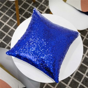 Cheap price China Throw Pillow case Polyester Sequin Cushion Cover luxury sublimation blanks sequin pillowcase