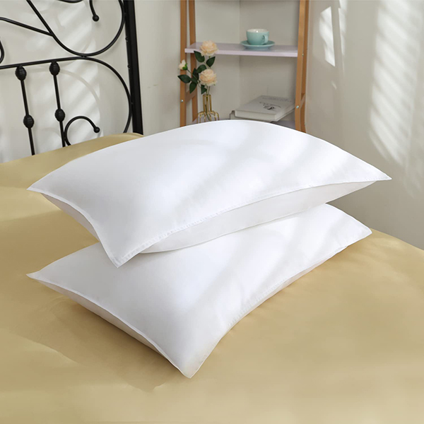 Pillow Cases King Size White Set of 2 with Hidden Zipper 600 Thread Count King 20×36 Inches Featured Image