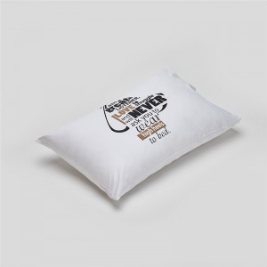 Anti-Static Text Print Decoration Custom Printed  Pillow Cover  Customized Cotton Pillowcase
