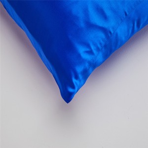 Federe di cuscino di seta pura personalizzabile di lusso più venduta molle antirughe Zip nascosta di colore solido