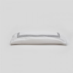 Хотелска правоаголна памучна навлака за перница која може да се пере во машина за перење со висок квалитет