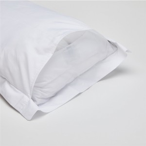 Wholesale High Quality Embroidery Pillow Case White Cotton Oxford Style Embroidered Pillowcases
