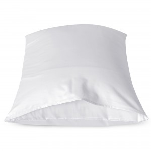 La almohada blanca de la cama de la funda de almohada estándar al por mayor de la microfibra cubre fundas de almohada sólidas ultra suaves