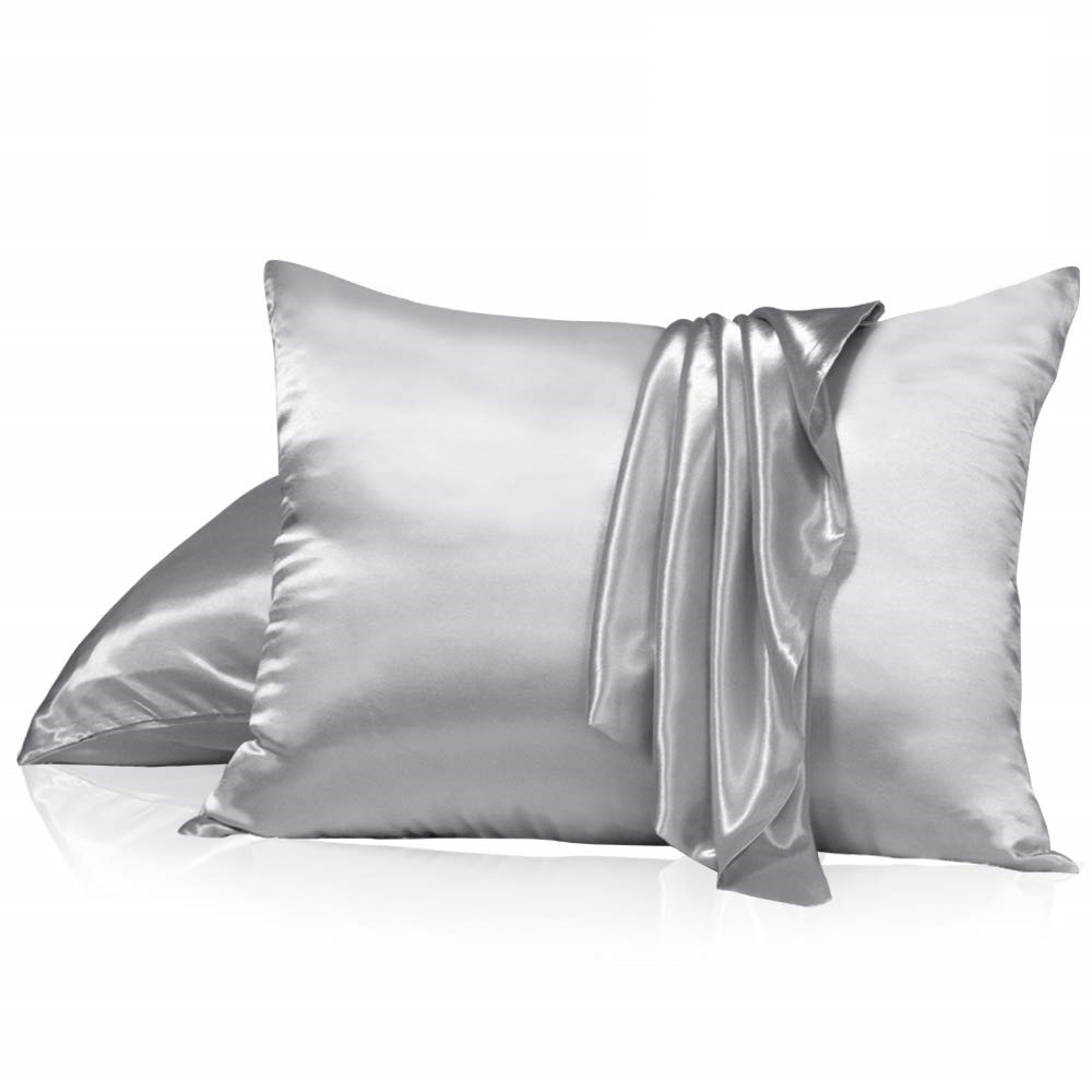 Satin Pillowcase for Hair and Skin Satin Cooling Pillow Covers with Envelope Closure Featured Image