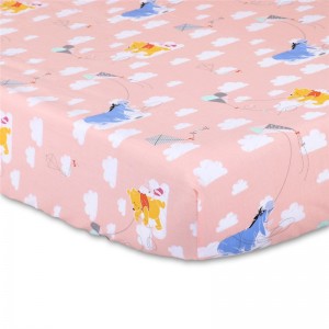 Простыни для детской кроватки Комплект наматрасников для малышей и малышей, слон/звезды/облака