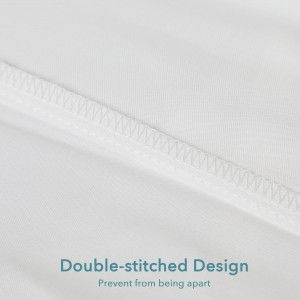 Federe di cuscini standard in microfibra all'ingrosso Coperture di cuscini per lettu bianchi Fodere di cuscini solidi ultra morbidi