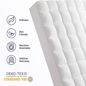 محافظ تشک 100% ضد آب با پوشش لحافی با قابلیت تنفس نرم تشک قابل شستشو با جیب عمیق 8-21 اینچی