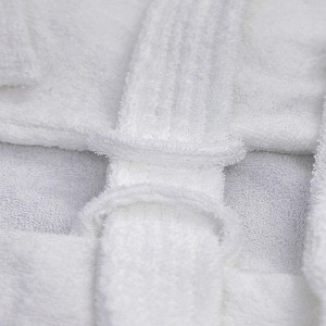 Szlafroki frotte dla kobiet Długi ręcznik Szlafrok w stylu szala Bawełniany damski szlafrok
