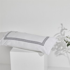 Hotel Rectangular Cotton Body Pillowcase Machine Washable High Quality Long Ohiri isi Case
