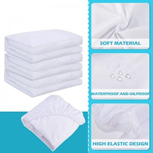 White Hospital Bed Sheets Soft Knitted Sheets Cotton Single Fully Fitted Sheet with Elastic All Around