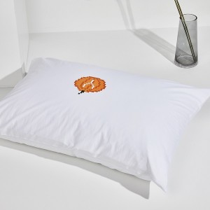 100% памучна правоаголна перница 20*30 инчи дигитално печатена бела навлака за перница