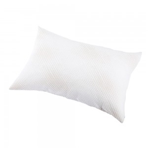 Waterproof White Solid Hotel Bamboo Fiber Air Layer Pillowcase For Skin And Pillowcase