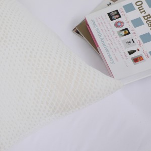 Këllëf jastëku i papërshkueshëm nga uji i bardhë Solid Hotel Bamboo me shtresë ajri me fibër për lëkurë dhe këllëf jastëku