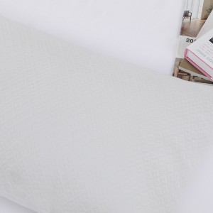 Almohada de tela con capa de aire minimalista moderna cubierta con personalización de soporte de tamaño de color blanco