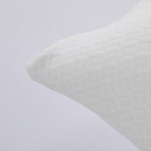 Cuscino moderno e minimalista in tessuto a strati d'aria rivestito con personalizzazione del supporto delle dimensioni di colore bianco