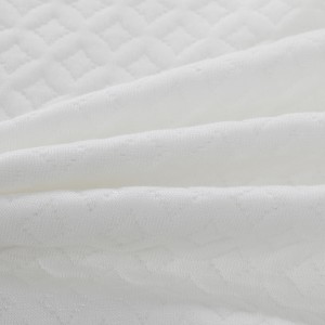 وسادة قماشية حديثة بطبقة هوائية بسيطة مغطاة باللون الأبيض وتدعم تخصيص الحجم