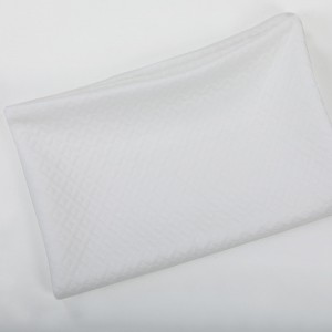 Modern minimalistisch kussen van luchtlaagstof bedekt met aanpassing van de witte kleur