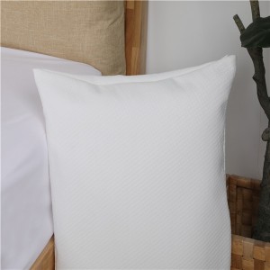 Cómoda y moderna funda protectora de almohada impermeable de tela de capa de aire de bambú