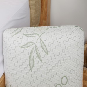 Protecteur tricoté housse de protection hypoallergénique oreiller de lit taie d'oreiller en bambou protecteur taie d'oreiller étanche