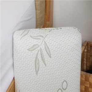 Xweserî 5 Stêrk Hiton Hotel Parastinê Pillow Cover Anti Mite Waterproof Bamboo Jacquard Fiber Pillowcase