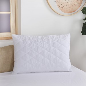 Luxury Hotel 100% Cotton Pillowcases Plain square Microfiber Polyester Pillow Covers For Home and Hotel bed Linen Pillow Protect
